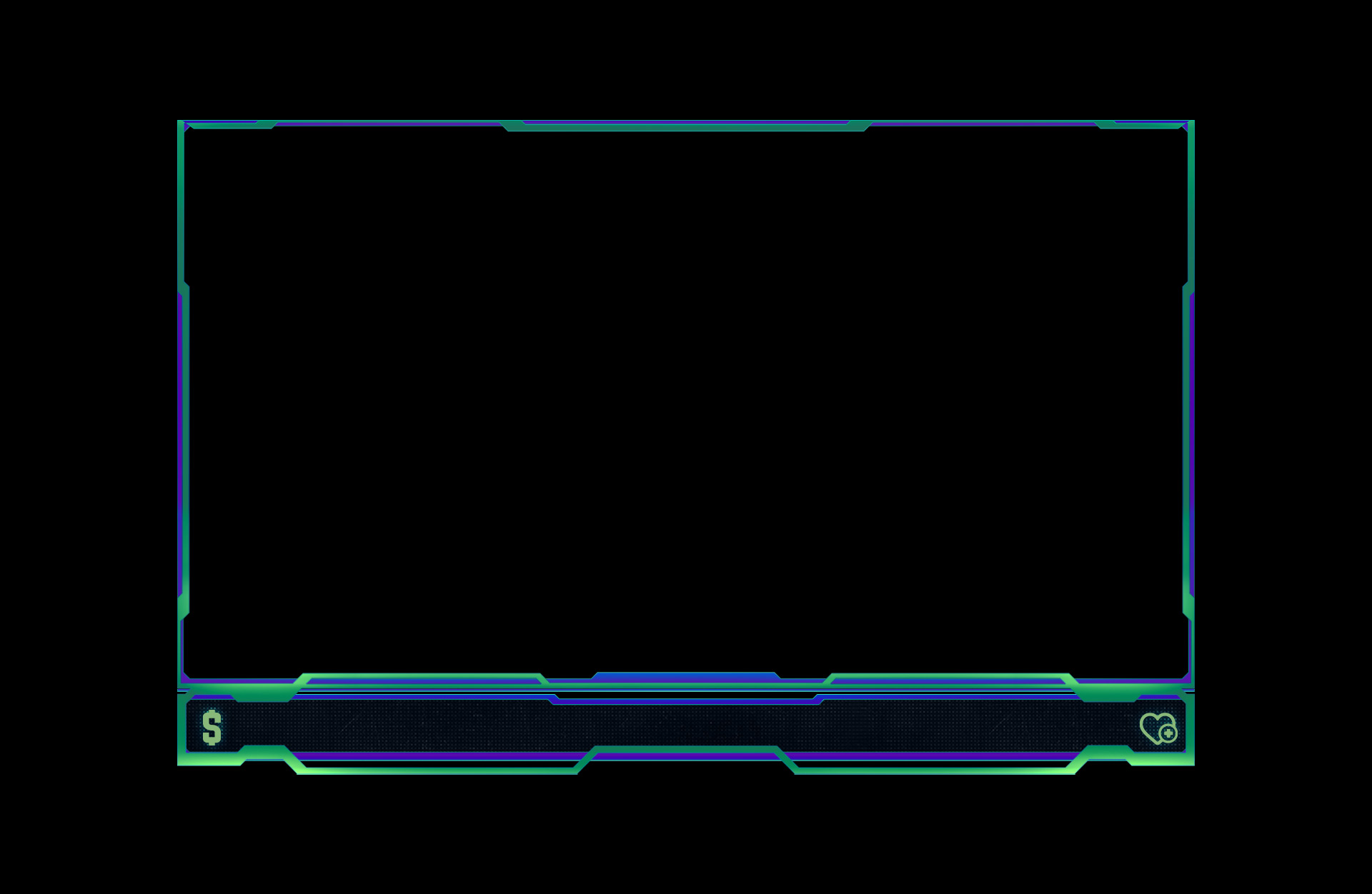 Steel Simple Webcam Overlay Streamer Overlays