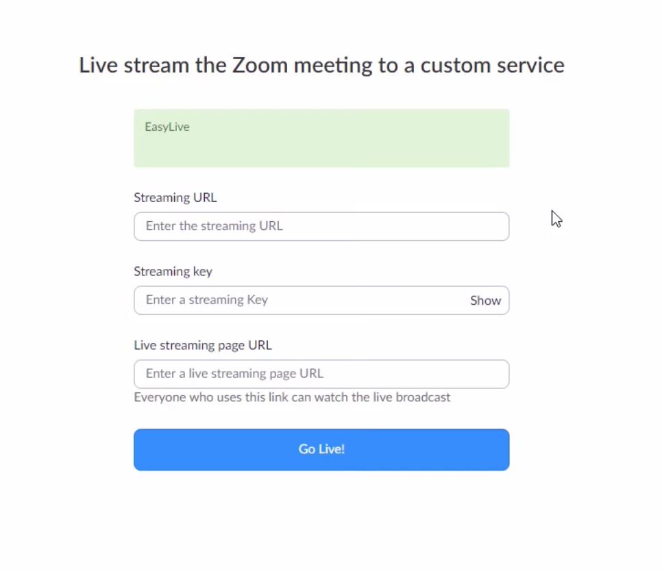 How to live stream with Zoom StreamGeeks
