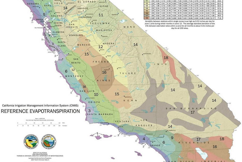 Application Rates Streamline Irrigation, Kingsburg, CA