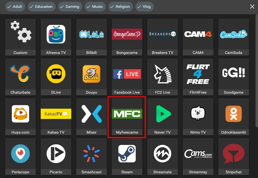 How to stream to MyFreeCams and Chaturbate at the same time | Streamster