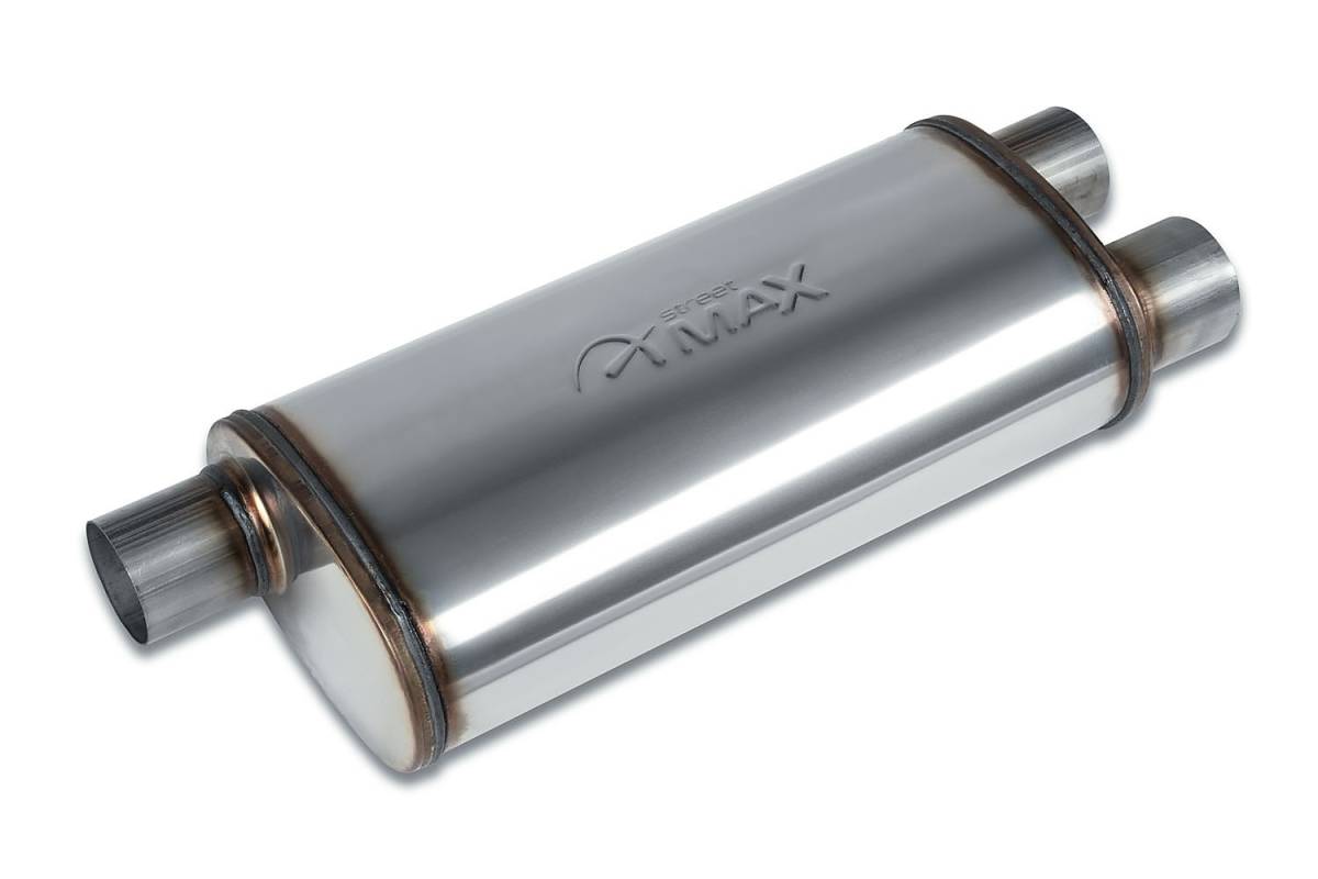 Street Max SM12267 Transverse Oval Body Exhaust Muffler 3" Offset