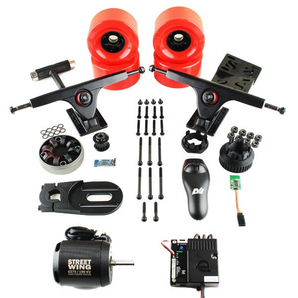 Electric Skateboard Single Motor Conversion Kit Street Wing Electric