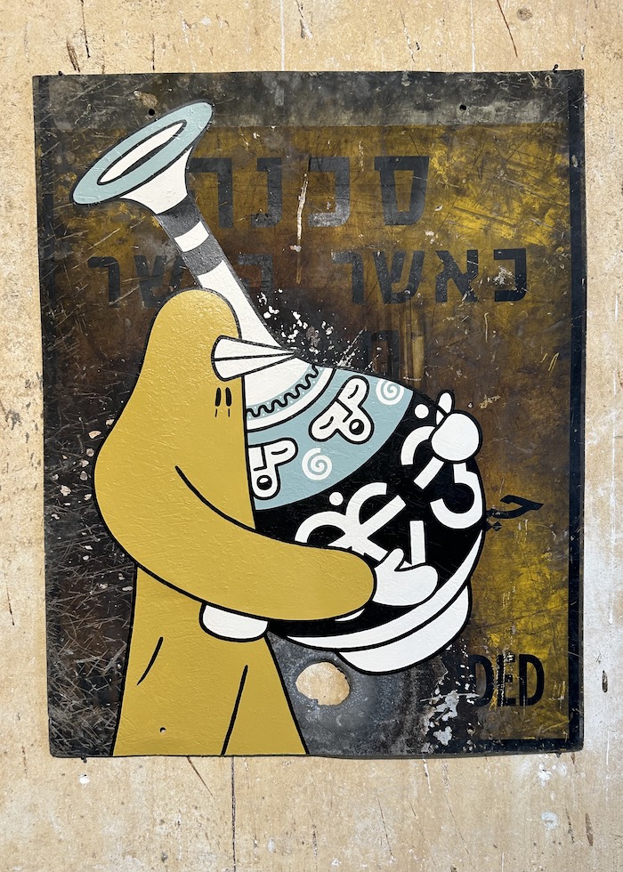 Artworks on Salvaged Metal by Brothers of Light