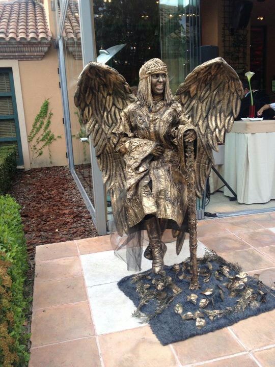 Angel Levitating Statue Streets United