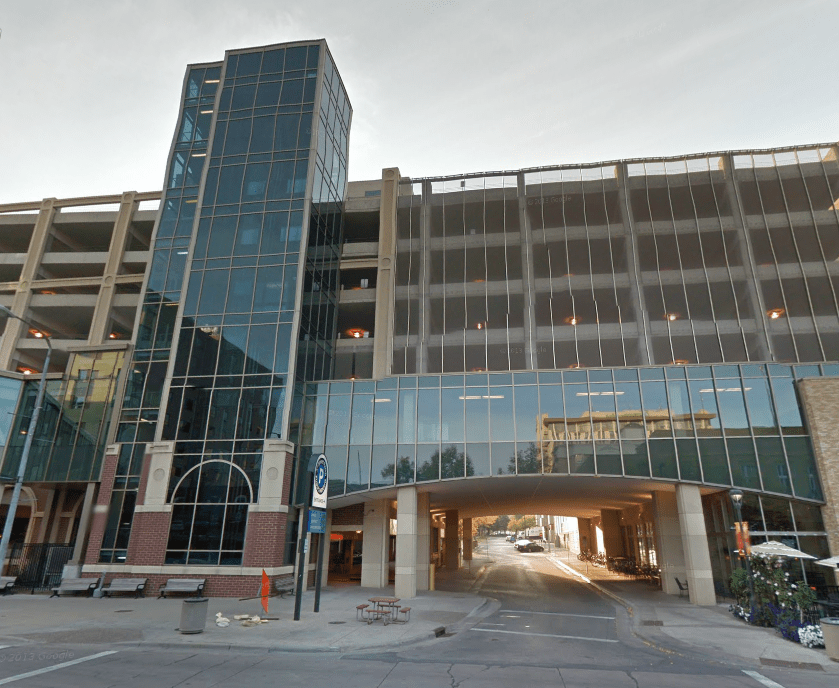 Rochester, MN map Surface Parking Lots streets.mn