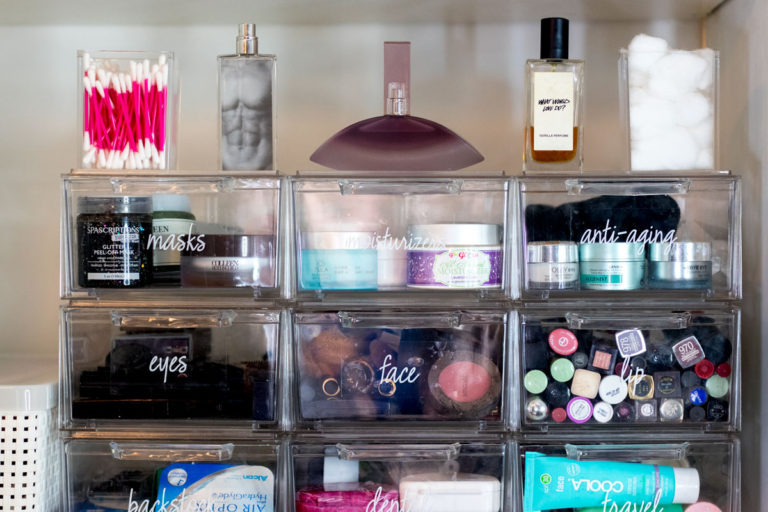 Bathroom Organization Tips with The Home Edit Container Store