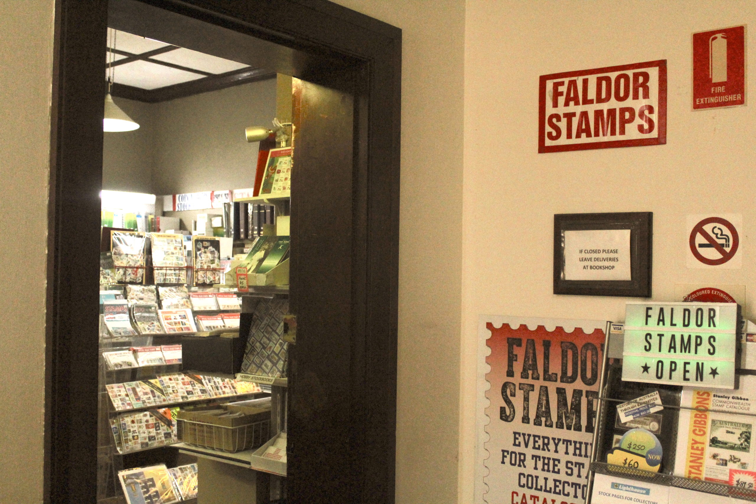 See the world’s oldest stamps at Faldor Stamps, one of just two left in