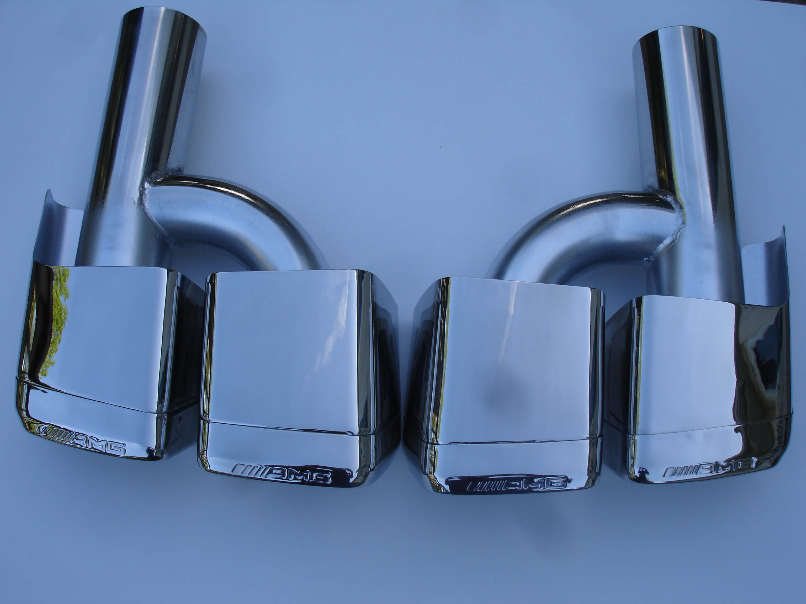 Mercedes Benz E63 AMG Style Exhaust Tips W212 C207 E Class E300 E350 E500 0912 Street Solutions