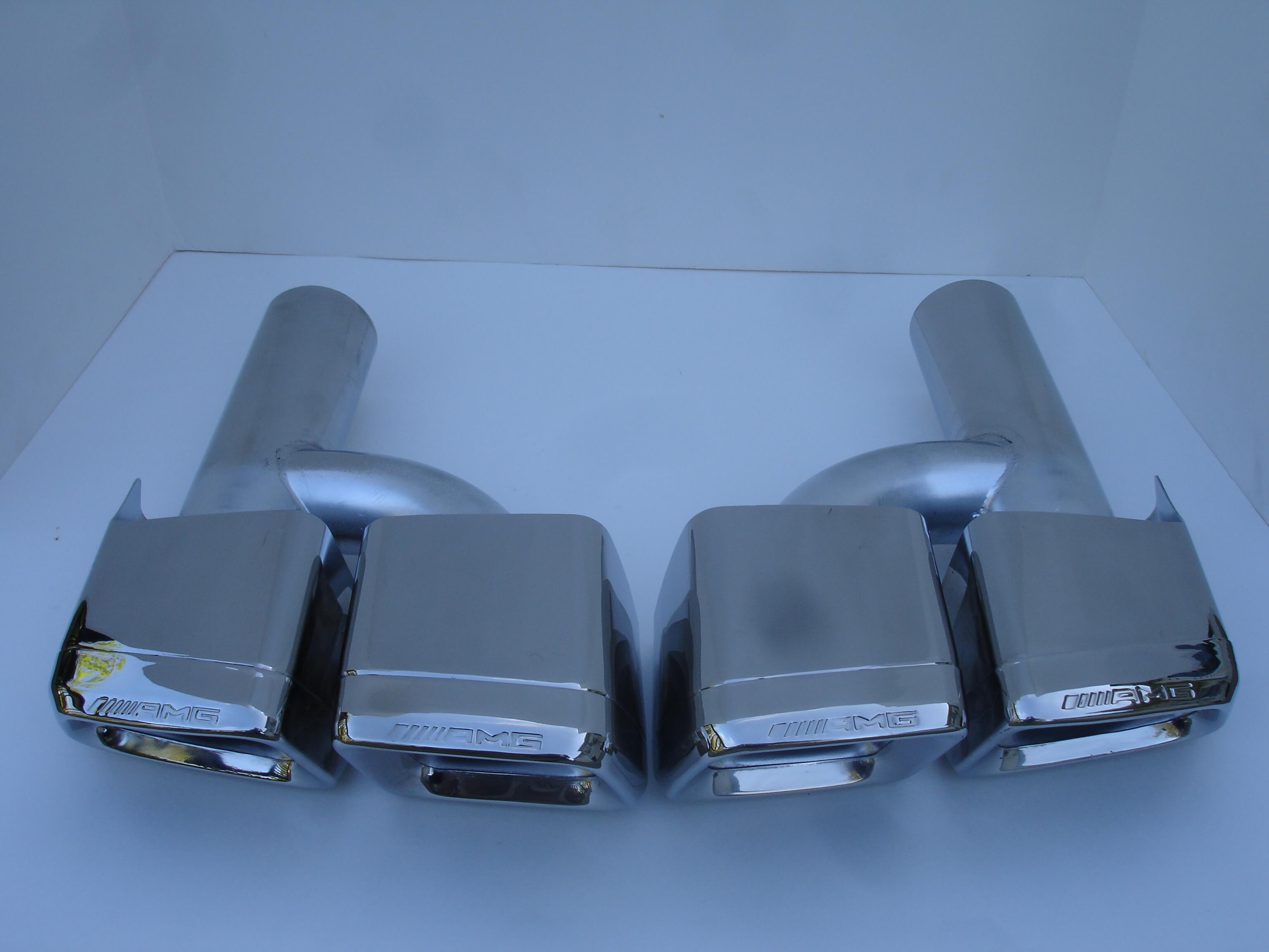 Mercedes Benz E63 AMG Style Exhaust Tips W212 C207 E Class E300 E350 E500 0912 Street Solutions