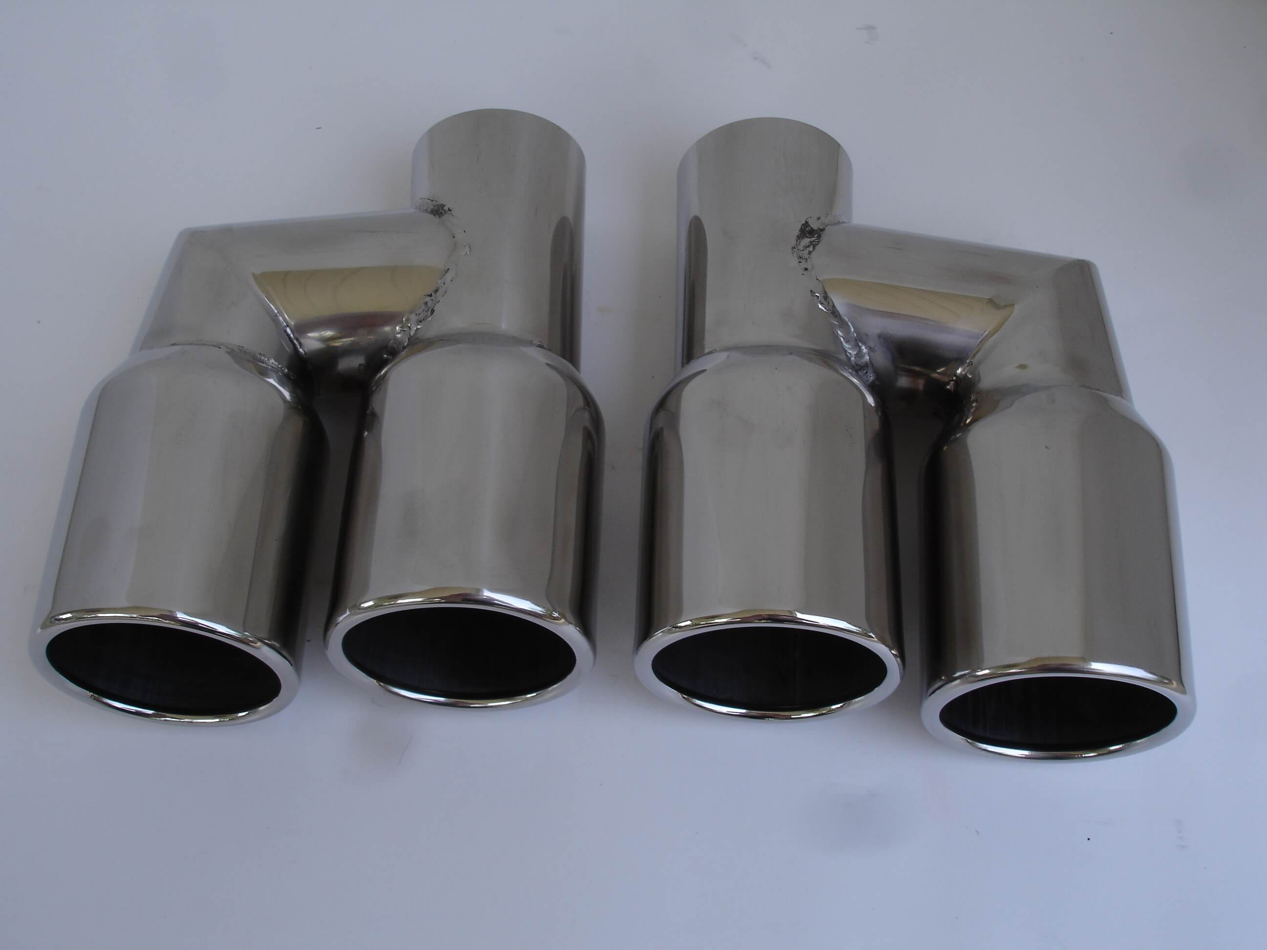 Audi A4 A5 A6 A7 A8 S4 S5 S6 S7 S8 Exhaust Tips Tailpipes 3″ Street