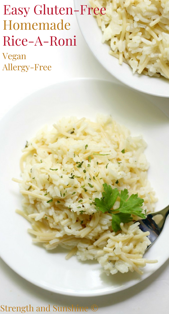 Easy GlutenFree Homemade RiceARoni Copycat (Vegan, AllergyFree)