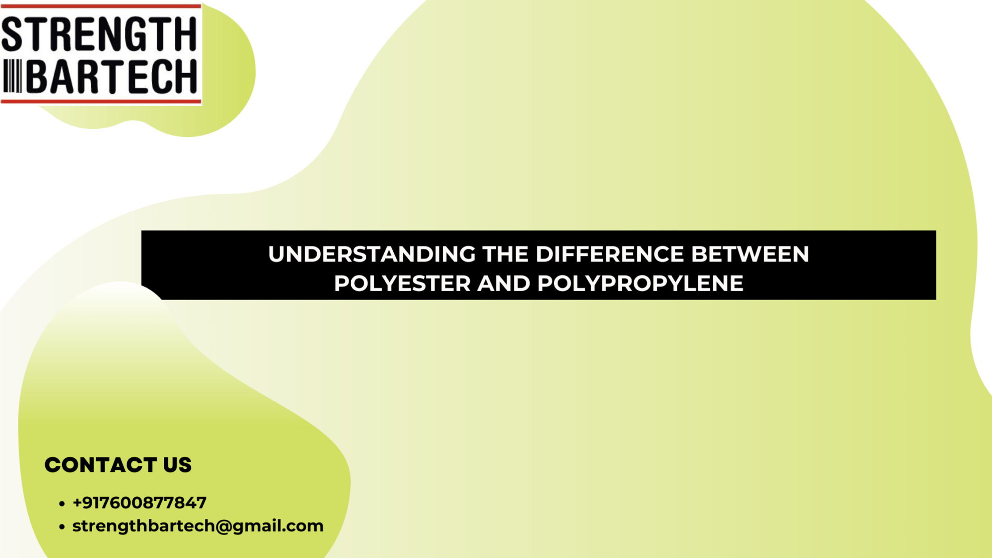 Understanding The Difference Between Polyester And Polypropylene