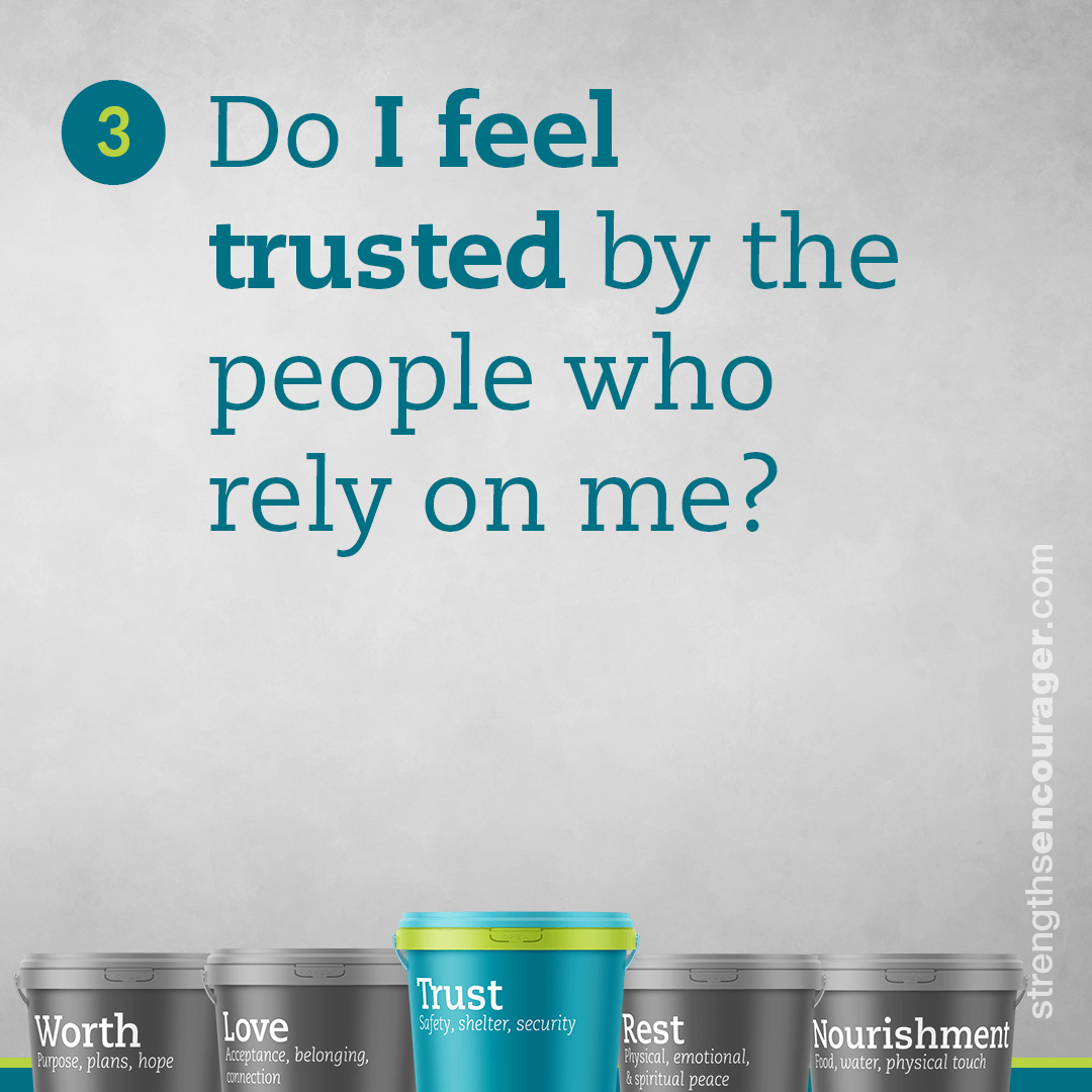 Wellbeing Bucket—Trust