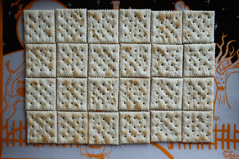 Leftover Halloween Candy Bark Stress Baking