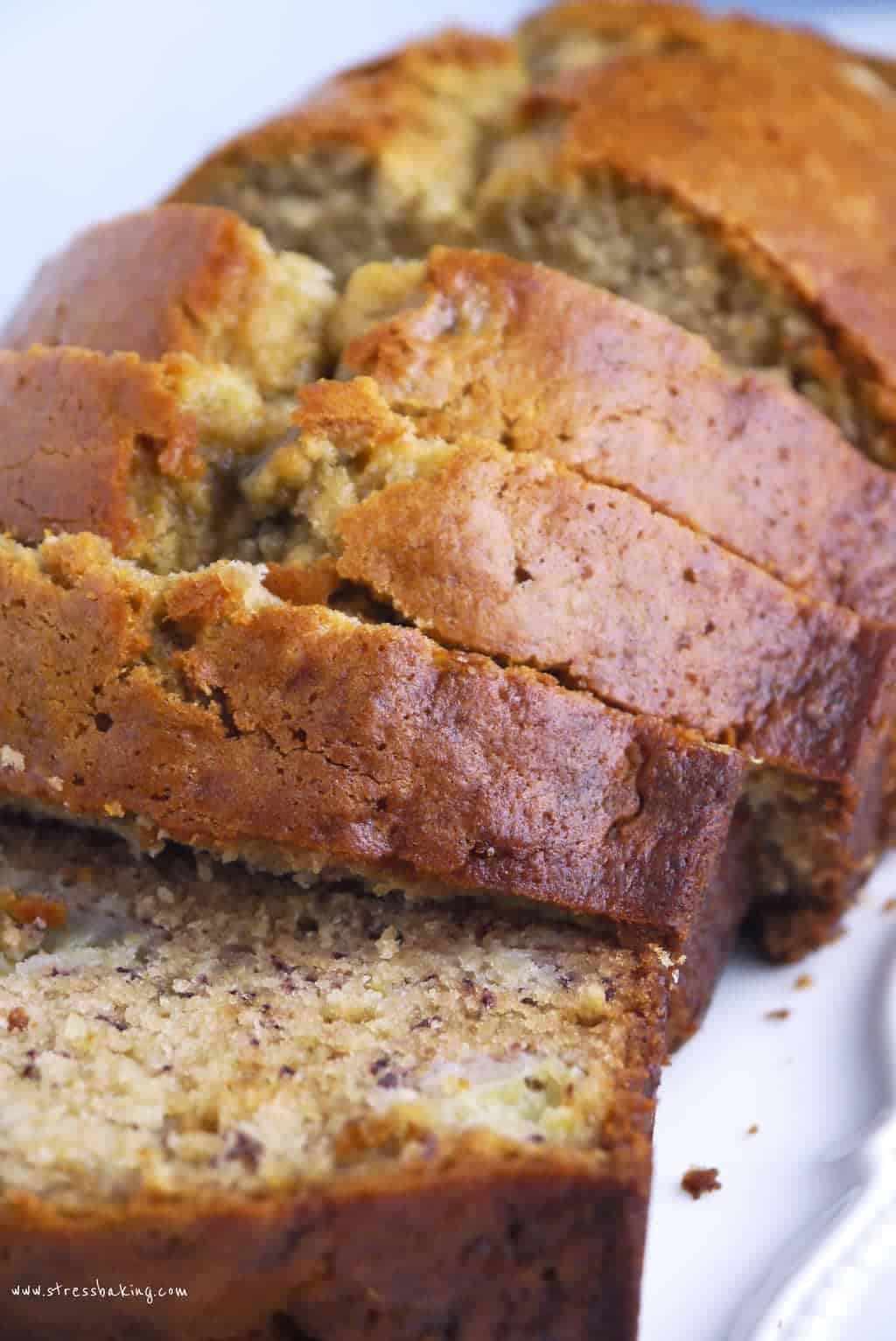 The Perfect Banana Bread Recipe Stress Baking