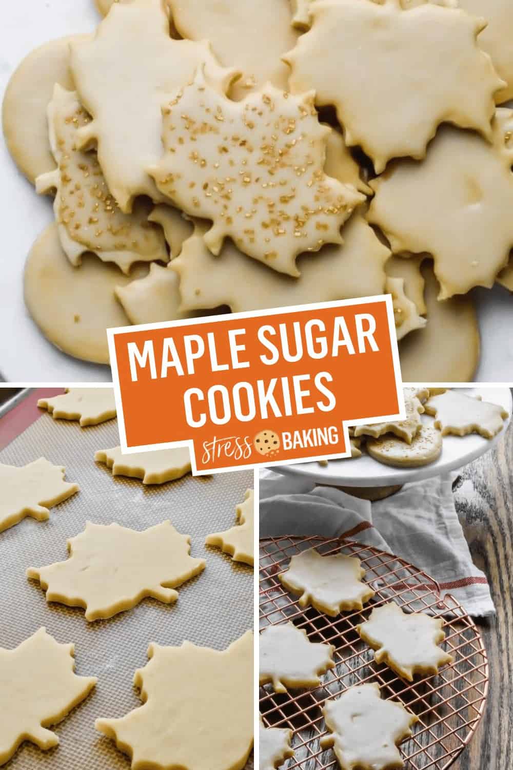 Maple Sugar Cookies (No Chill!) Stress Baking