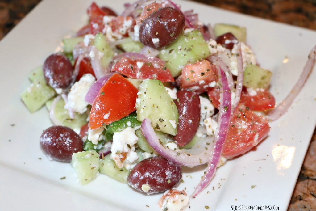 super simple Greek salad