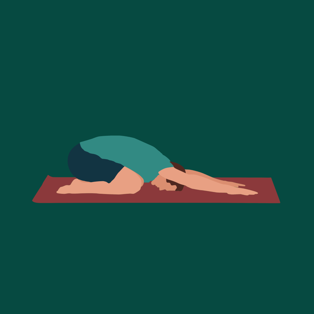 How to do the child's pose stretch Stretch Partner