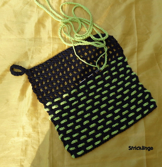 Topflappen häkeln Anleitung Stricklinge