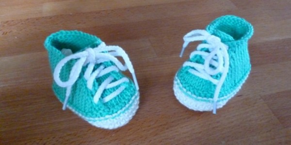 Babyschuhe stricken Anleitung Stricklinge