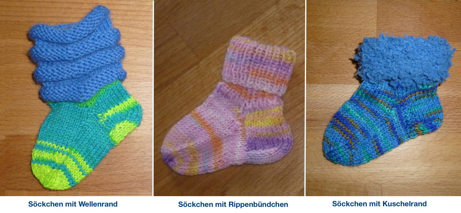Anleitung Babysocken stricken & Babymütze stricken