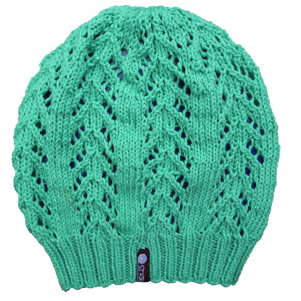 Sommermütze mit Lochmuster stricken so geht's (Anleitung) Stricklinge