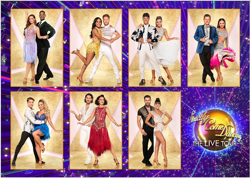 FULL TOUR LINEUP ANNOUNCED FOR STRICTLY COME DANCING LIVE 16 JANUARY