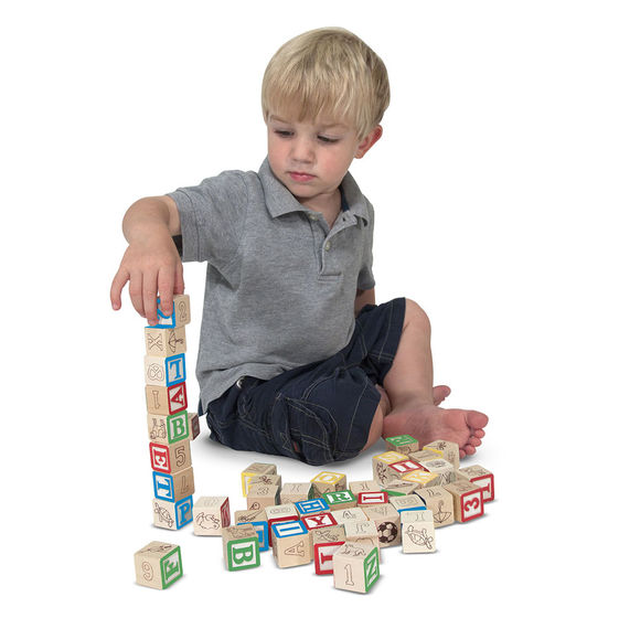 Wooden ABC/123 Blocks