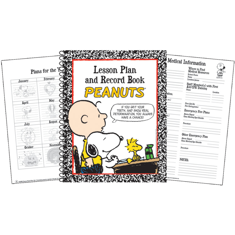 EU866240 Peanuts® Lesson Plan Book