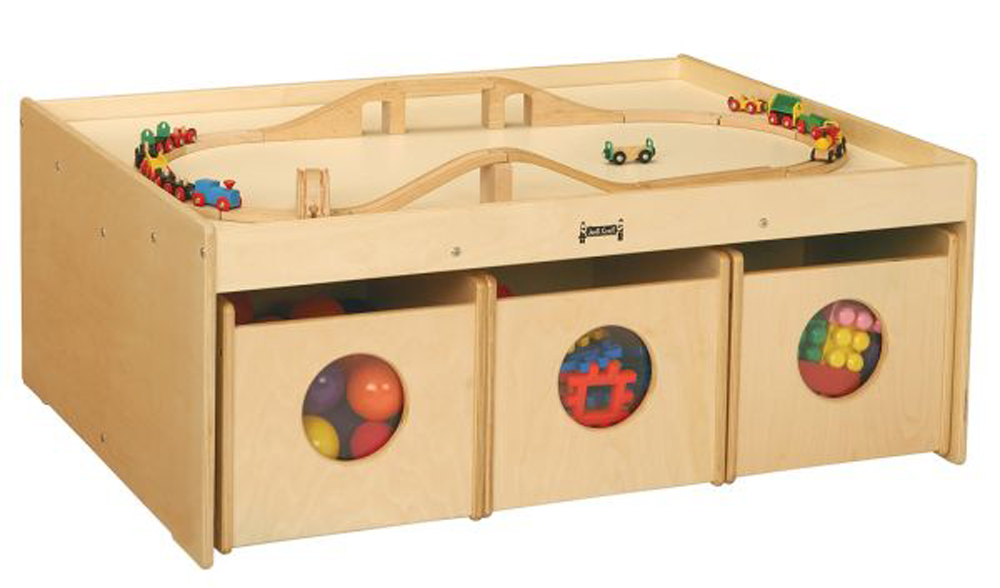 Up to 75 OFF! Activity Table W/6 Bins