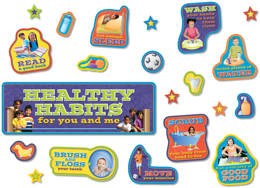 Up to 75 Discount on Healthy Habits, Bulletin Board Set