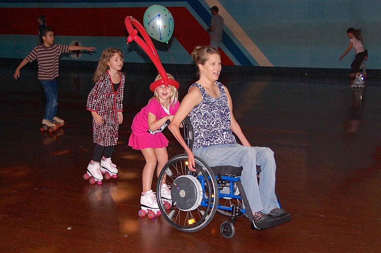 Roller Skating Wheelchair Strides of Faith