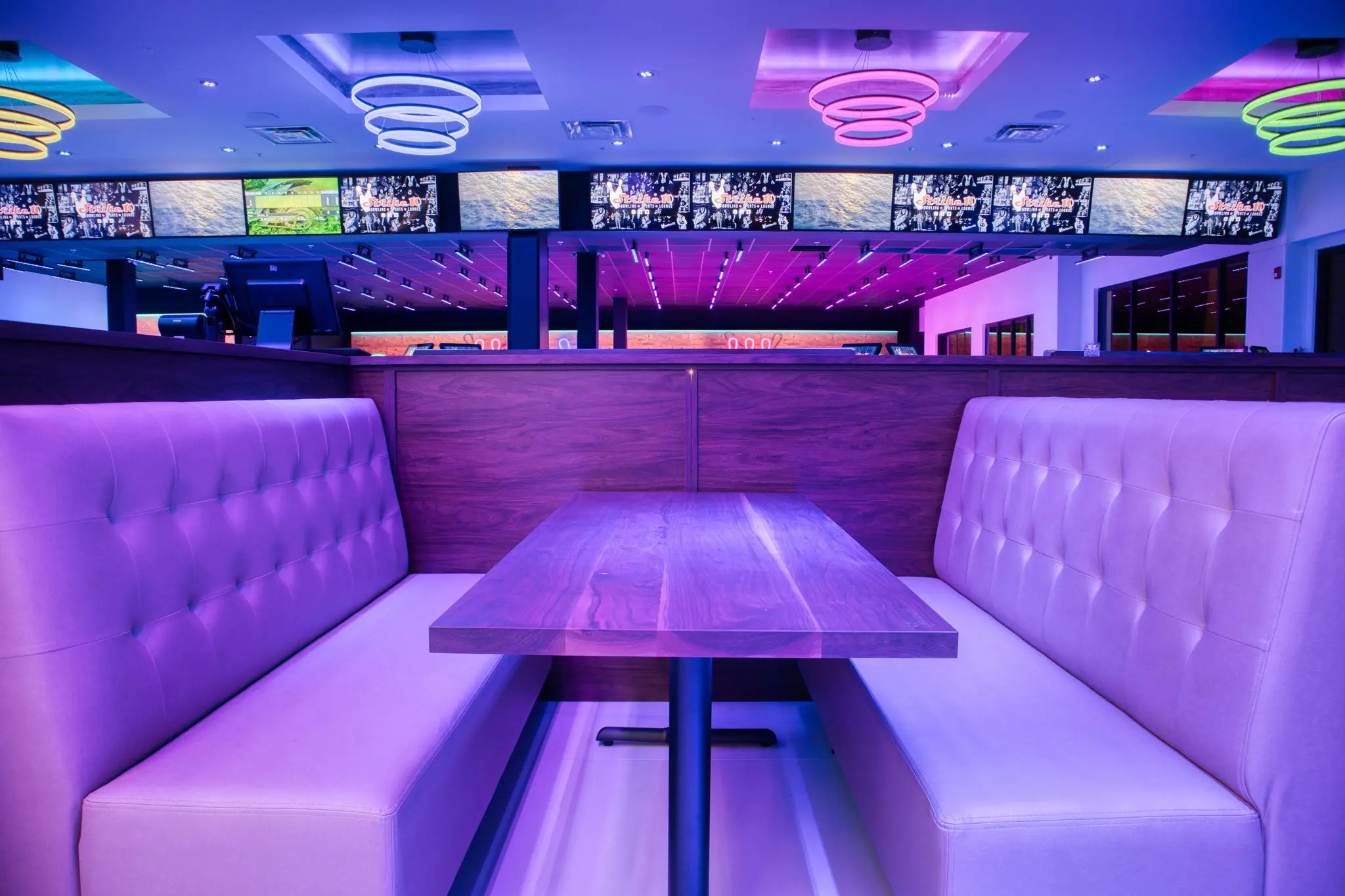 Interior Strike 10 Bowling & Sports Lounge