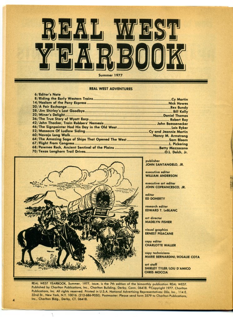 Magazines Old West Stringer's Books and Ephemera