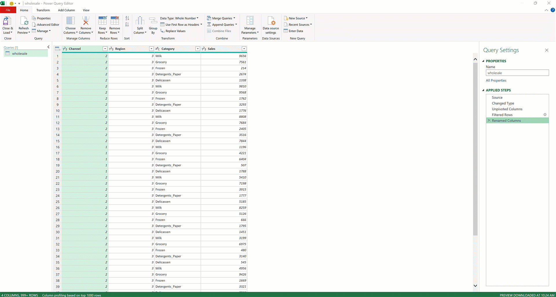 How to edit a query that’s already been loaded in Excel Power Query