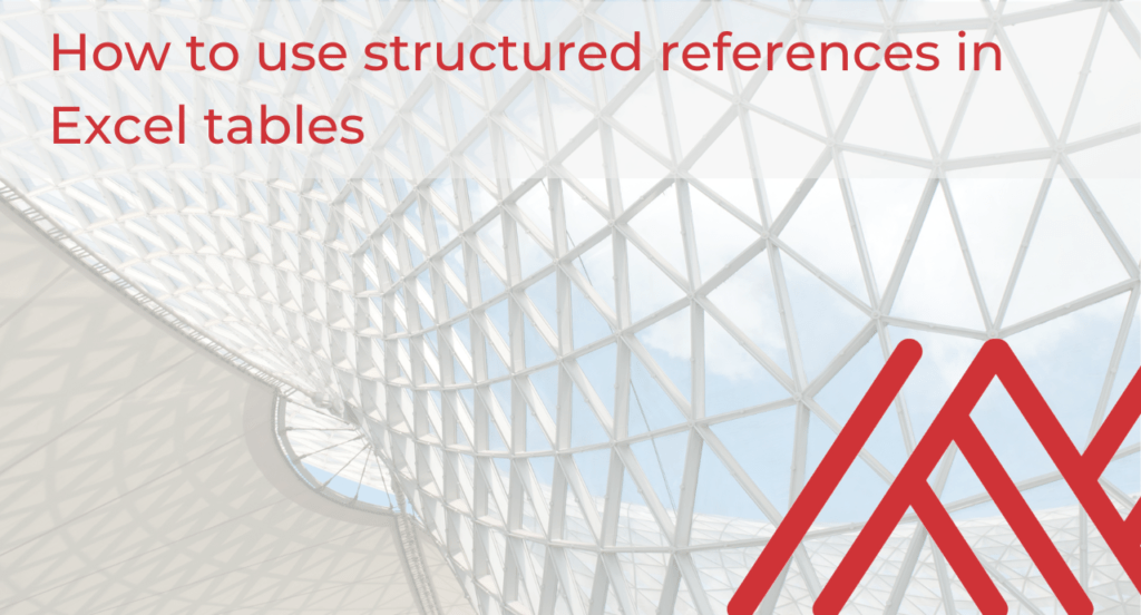 How to use structured references in Excel tables Stringfest Analytics