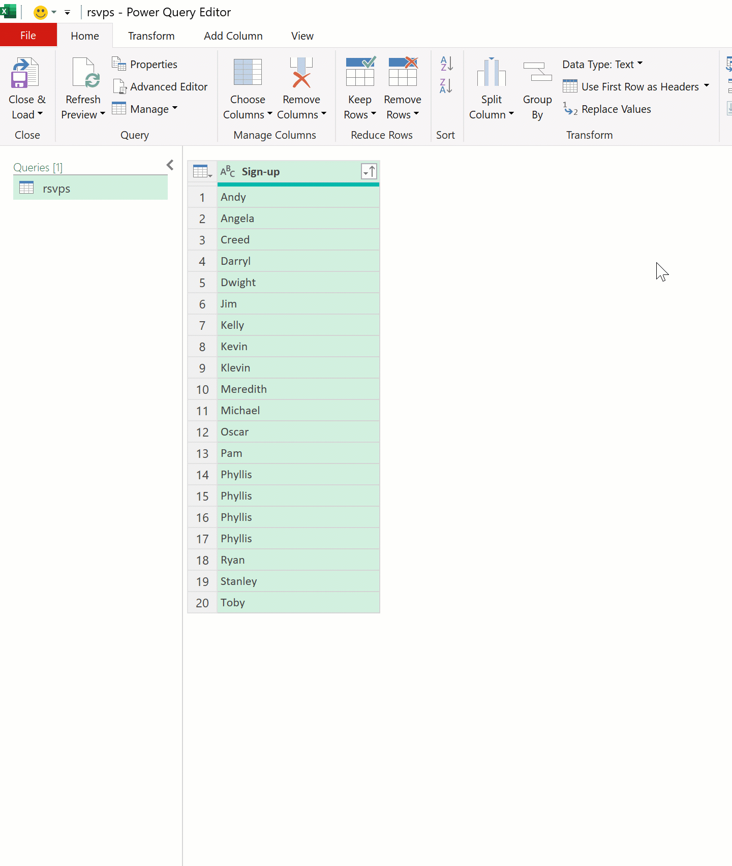 How to transform rows in Excel Power Query Stringfest Analytics
