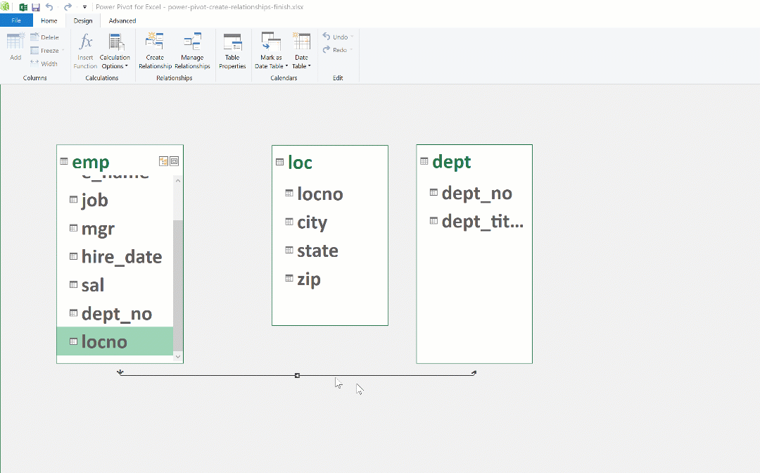 How to create and manage relationships in Excel Power Pivot