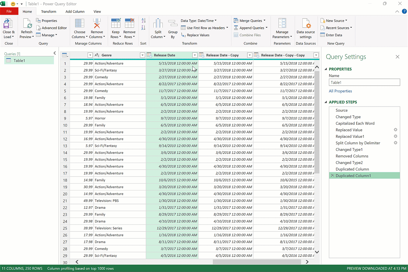 How to transform columns in Excel Power Query Stringfest Analytics
