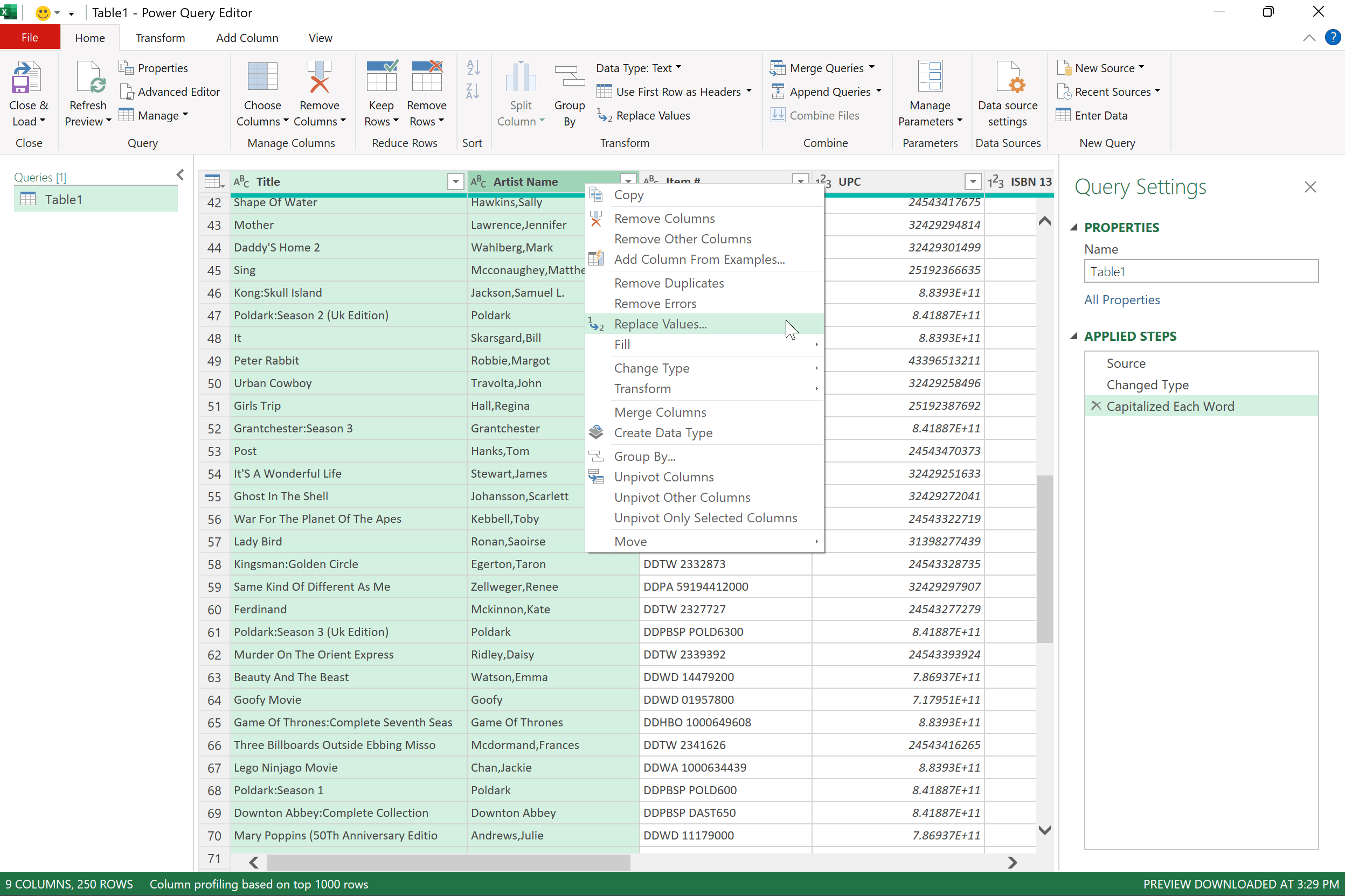 How to transform columns in Excel Power Query Stringfest Analytics