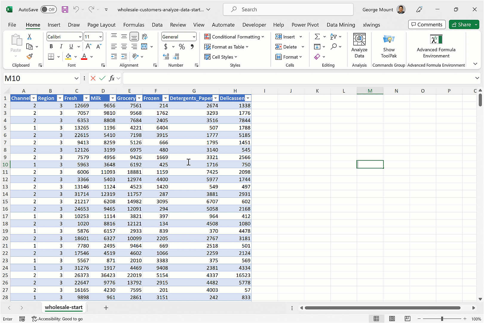 How to get AIpowered insights in Excel with Analyze Data Stringfest