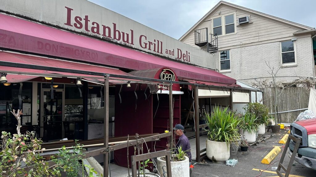 ISTANBUL GRILL PROJECT HOUSTON TEXAS Awning System