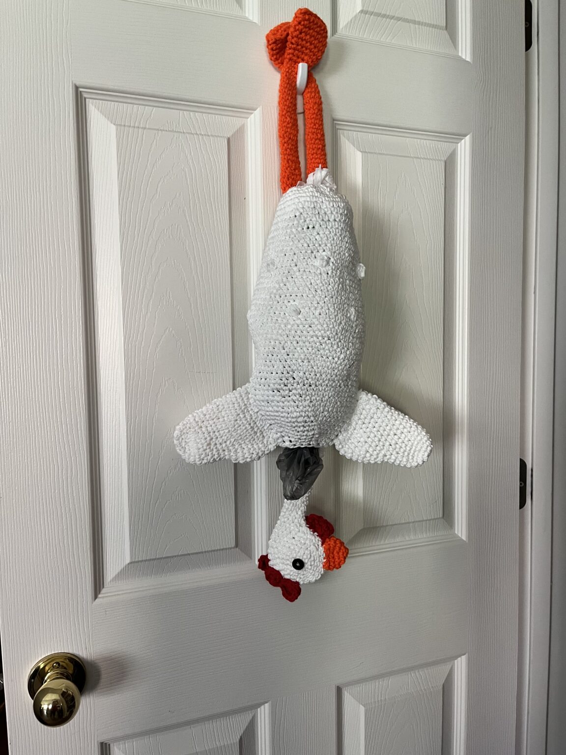 Chicken Bag Holder Free Crochet Pattern StringyDingDing