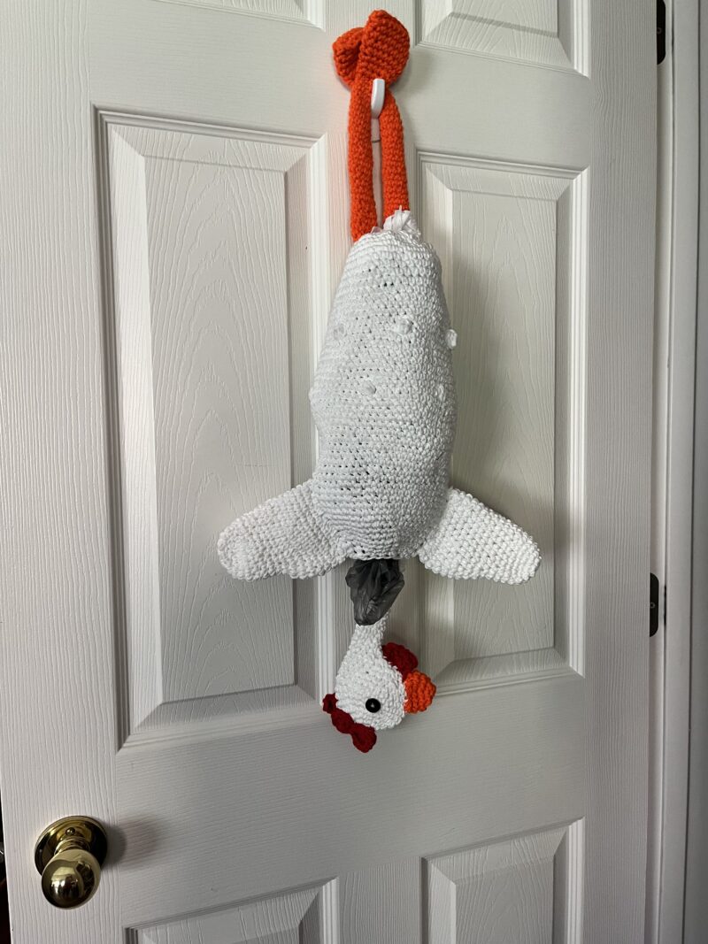 Chicken Bag Holder Free Crochet Pattern StringyDingDing