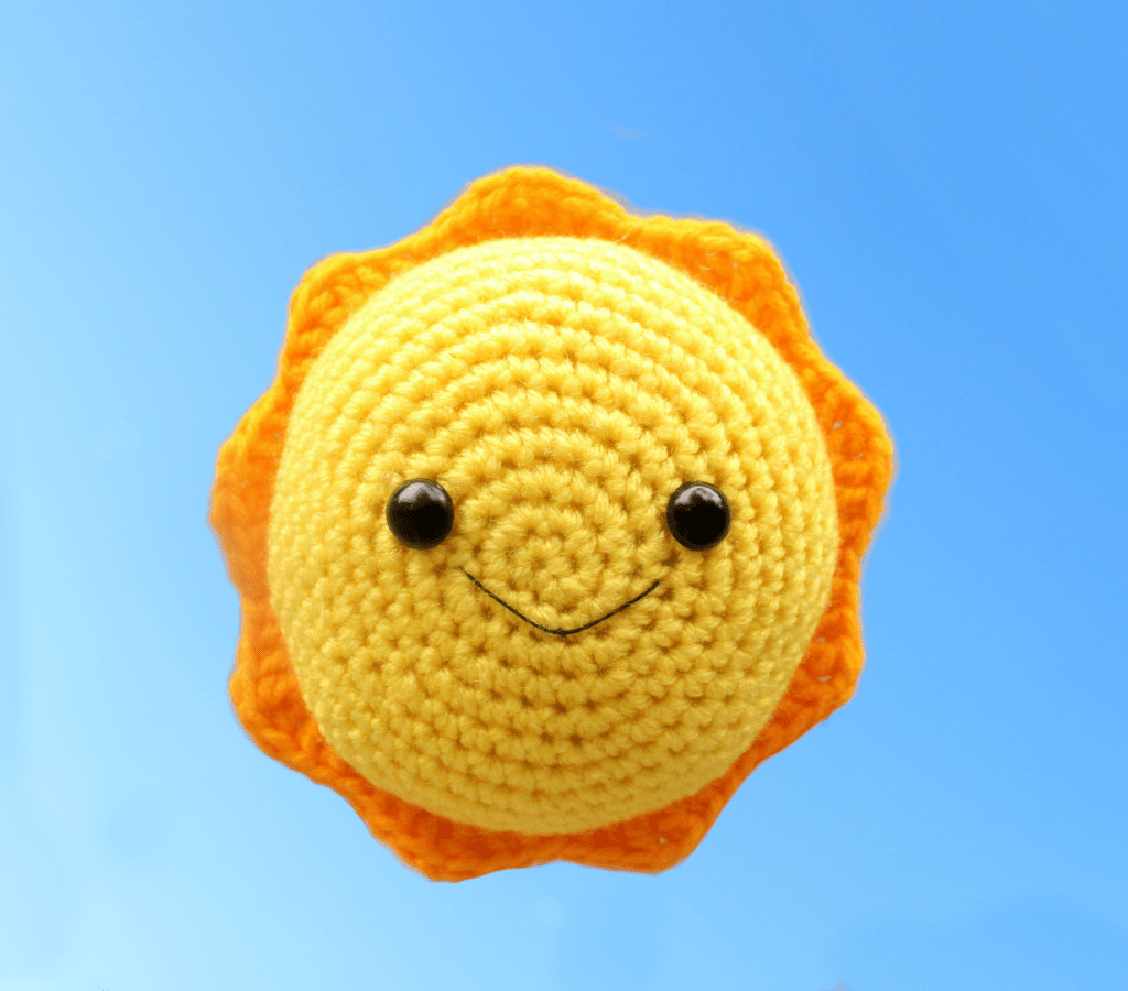 Sun Amigurumi Free Crochet Pattern StringyDingDing