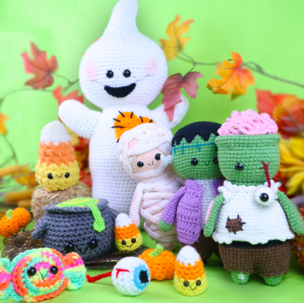 Spooky Halloween Set 10 Free Amigurumi Patterns! StringyDingDing