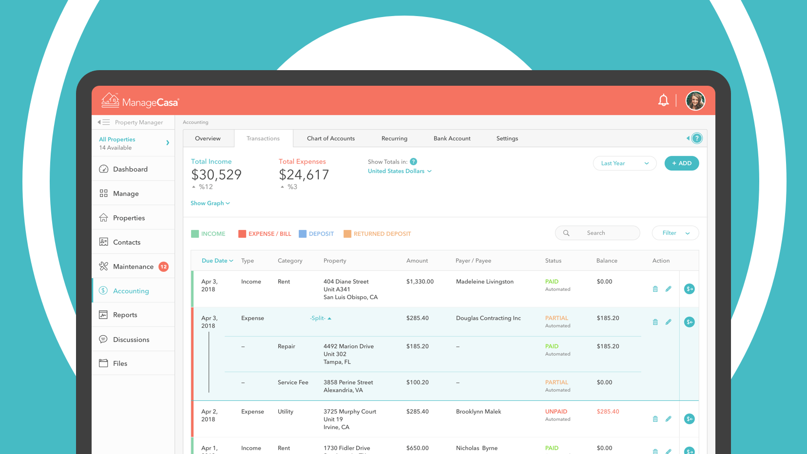 Stripe Partners ManageCasa Property Management Software