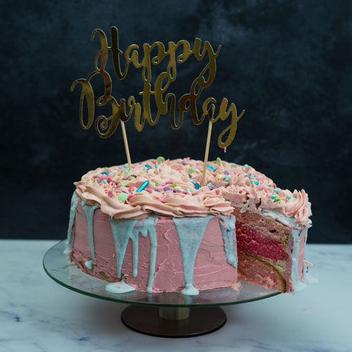 Taart gemaakt voor verjaardag