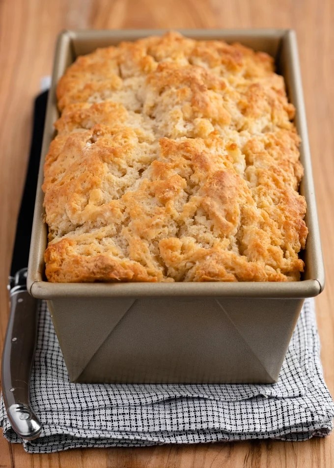 Beer Bread Recipe Striped Spatula