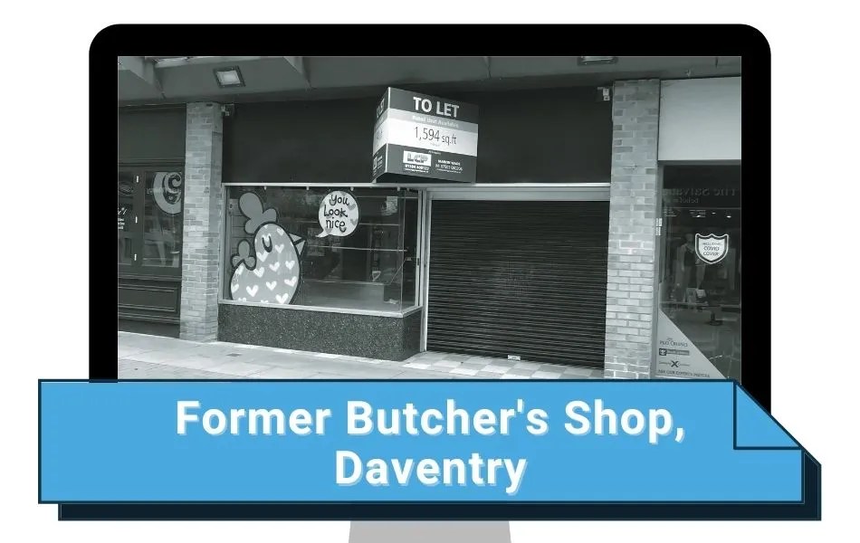 Former Butcher's Shop, Daventry Strip Out Contractors Birmingham Midlands Soft Strip